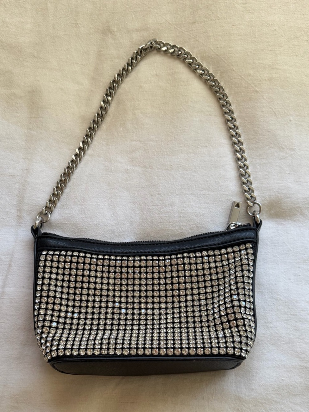Guess Rhinestone Shoulder Bag - Picture 3 of 6